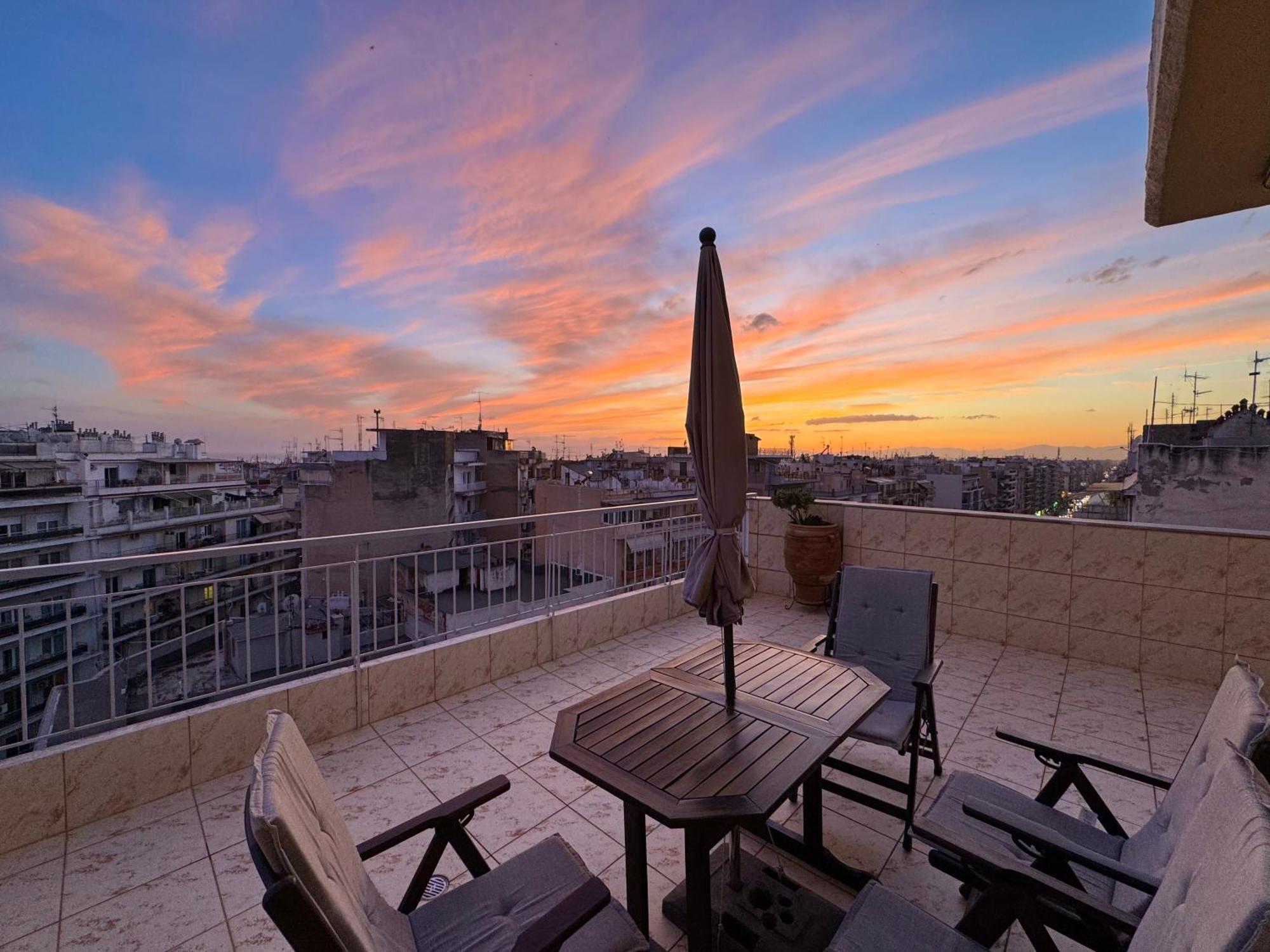 Horizon /Downtown Penthouse W/ Massive Terrace Apartment Thessaloniki Exterior photo